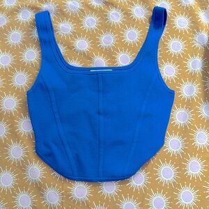 Babaton Cobalt Corset Tank Top